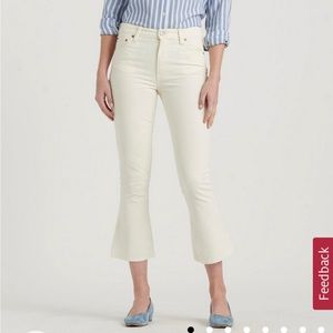 Lucky Brand High Rise Bridgette Mini Boot Corduroy Jean